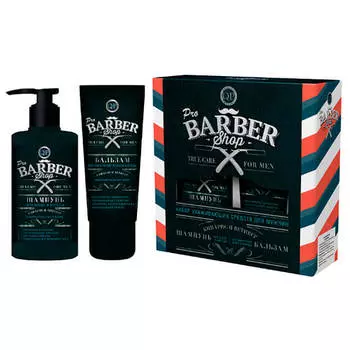 Набор подарочный BarberShop мен шампунь 320мл+бальзам п/бритья 100мл