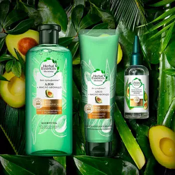 Набор подарочный Herbal Essences Beauty бокс алоэ вера масло для волос 100 мл+шампунь 380 м