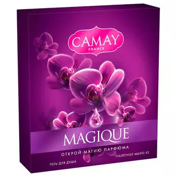 Набор подарочный камей магик гель д/душа 250мл + мыло 2шт