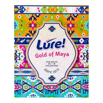 Набор подарочный люр голд оф майя гель д/душа + крем д/рук