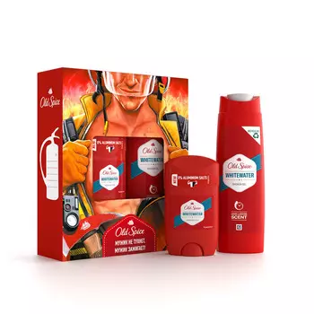 Набор подарочный Old Spice вайтвотер дезодорант стик+гель для душа
