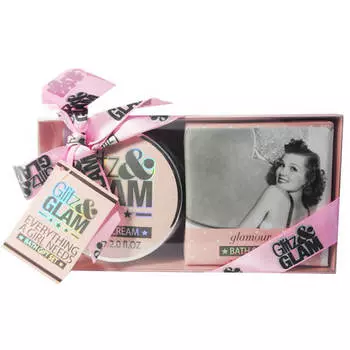 Набор подарочный ретро гламур №3 лосьон д/тела + мыло туалетное