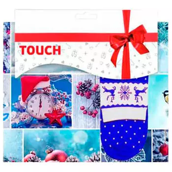 Набор подарочный Румянец полотенце 35х60 см женские носки touch