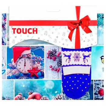 Набор подарочный Румянец полотенце 48х60 см и женские носки touch