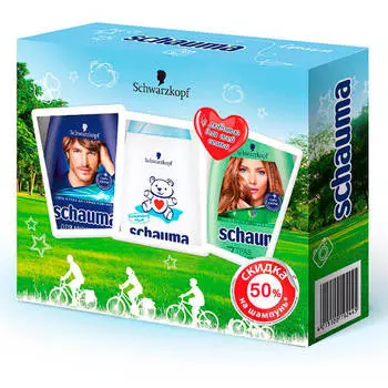 Набор подарочный шаума семейный