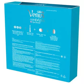 Набор подарочный Venus комфортглэйд станок с 3кассетами+подставка для ванны+чехол для хранения