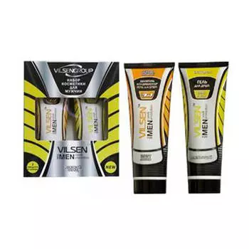 Набор подарочный вилсен мужской заряд шампунь 3в1 + гель д/душа