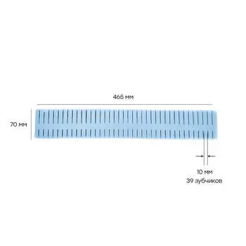Набор разделителей для ящиков 4 шт Unigood голубой tr-hhd-drs002 b