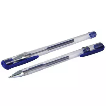 Набор ручек гелевых 2шт синий европодвес