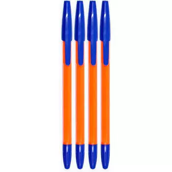 Набор ручек шариковых 4шт девенте ассорти 81836