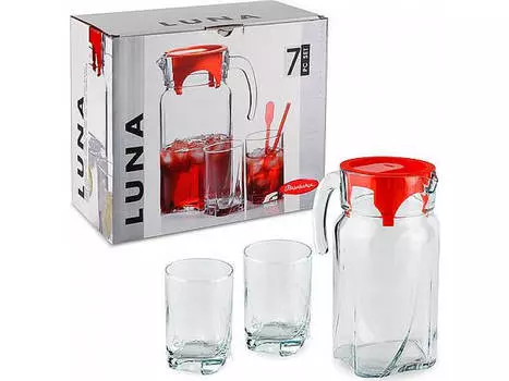 Набор с кувшином 7 пр луна Pasabahce psb 97328