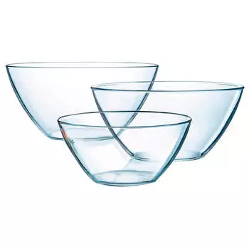 Набор салатников 3шт люминарк космос 12,5см+17см+20см n9944