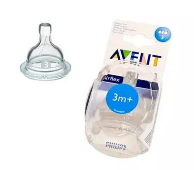 Набор сосок Avent 2шт средний поток 82830/scf633/27