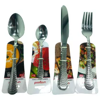 Набор столовых предметов 8 пр Unigood зеркальная полировка