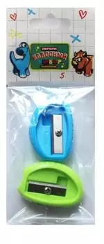 Набор точилок Европа Классный выбор 2 шт ассорти 88833