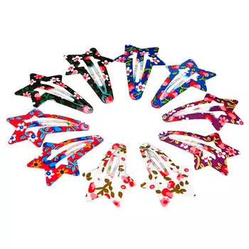 Набор заколок звездочки 10шт 1056