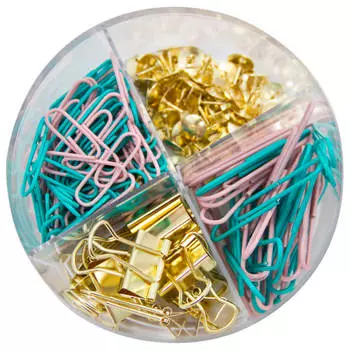 Набор зажимов/скрепок/кнопок Европа 11004