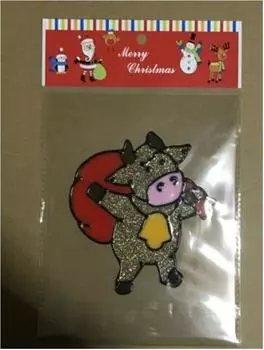 Наклейка декоративная на окно Европа с изображением коровы 15*23см Пвх 2019c015