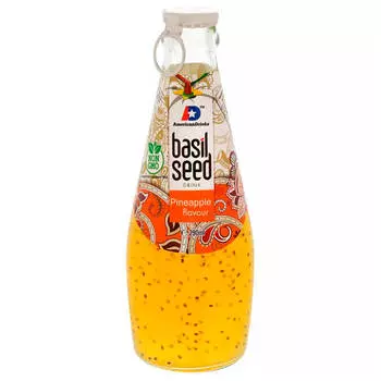 Напиток Basil Seed 290мл мощный ананас ст/б