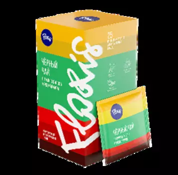 Напиток чайный флорис 25 пак*2 г черный чай, гинкго билоба, розмарин