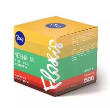 Напиток чайный флорис 50 г черный чай, гинкго билоба, розмарин
