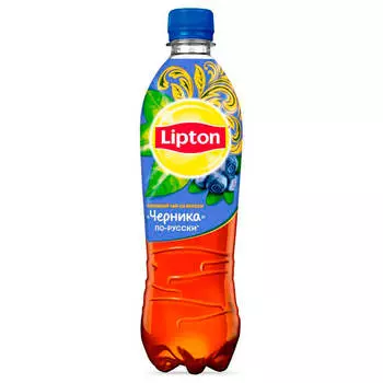 Напиток холодный чай Lipton 0,5л черника пл/б