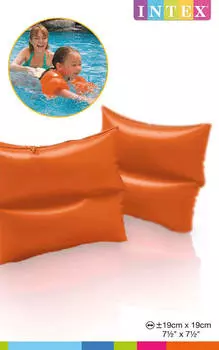 Нарукавники Intex оранжевые 19*19см и59640
