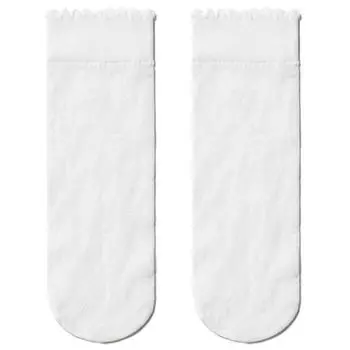 Носки для девочек конте фиори р.20-22 бьянко нарядные 16 с-53 сп