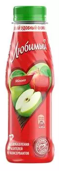 Нектар любимый 0,3л яблоко пл/б