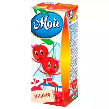 Нектар Мой 0,2л вишня осветленный тетра-пак