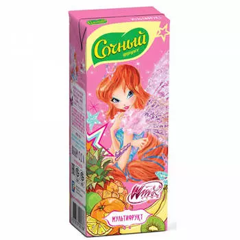 Нектар сочный фрукт винкс 200мл мультифрукт с 8 месяцев