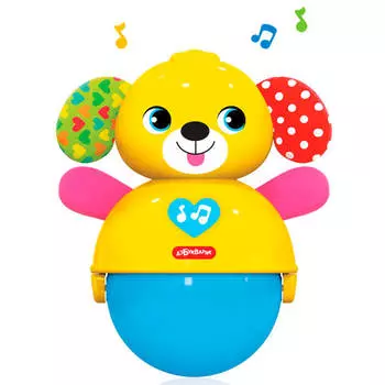 Неваляшка-покатушка азбукварик люленьк собачка 2766