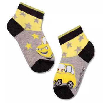 Носки детские дисней р.12 363 серый-желтый 17с-135/1спм