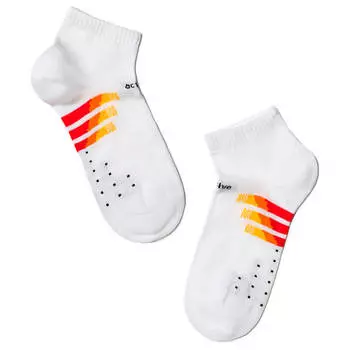 Носки детские короткие р.20 белый-красный ck active 13с-34сп
