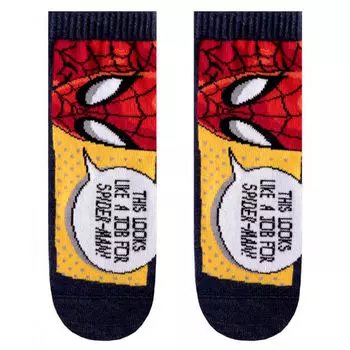 Носки детские Marvel человек паук р.20 короткие темно-синий 17с-133спм