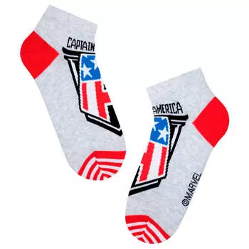 Носки мужские Conte Marvel капитан америка р.25 светло-серый 17с-141спм