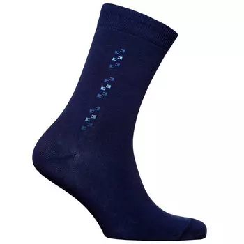 Носки мужские Гамма гладкие с двойным бортом р.25 темно-синий с309