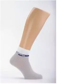 Носки мужские Гамма р.25-27 светло-серый летние укороченные спорт с340 лето