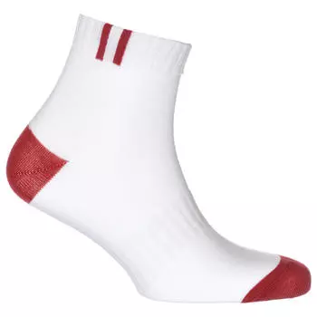 Носки мужские Гамма р.27-29 белый/бордовый укороченные спорт с937