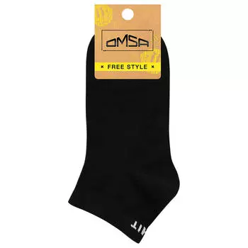 Носки мужские омса фистайл р.39-41 неро с надписью на резинке 605