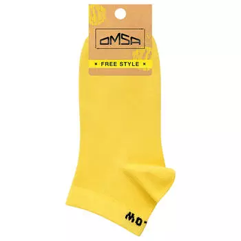 Носки мужские омса фристайл р.42-44 джиалло с надписью на резинке 605