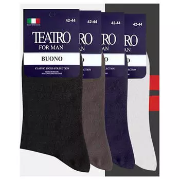 Носки мужские театро буно р.39-41 неро классические высокие