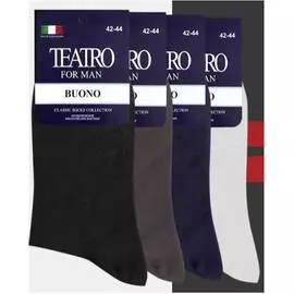 Носки мужские театро буно р.42-44 неро классические высокие
