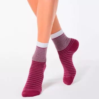 Носки женские хлопковые классик лиловый р.23 7с-22сп 058