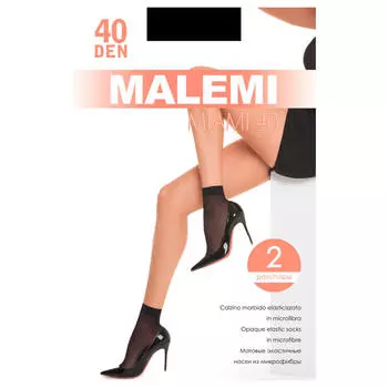 Носки женские Malemi40ден 2пары миами неро