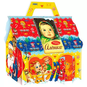 Новогодний подарок аленка веселые каникулы 700г Обьединенные кондитеры