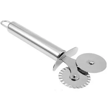 Нож для пиццы и теста Двойной помощник