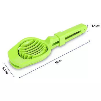 Нож для резки яиц Veleka зеленый mg711