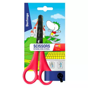 Ножницы детские берлинго 13 см ассорти европодвес 240477