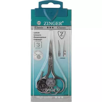 Ножницы для ногтей Zinger закругленные заточка 109012